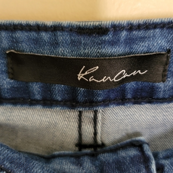 NWT Kancan | Distressed Skinny Jeans Frayed Hem - Picture 5 of 6